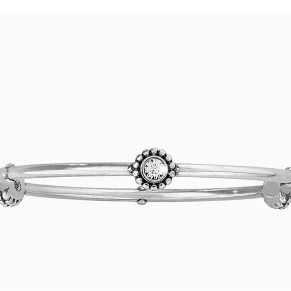 NWT Brighton Silver Bracelet with Crystal Accent - Picture 1 of 5